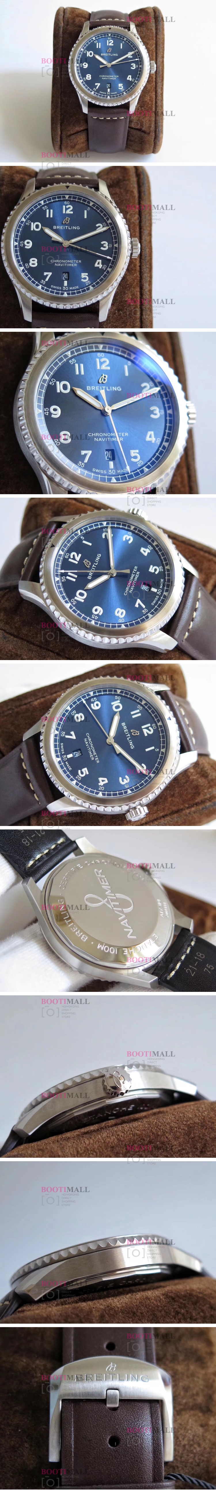 8 Steel Leather Navitimer